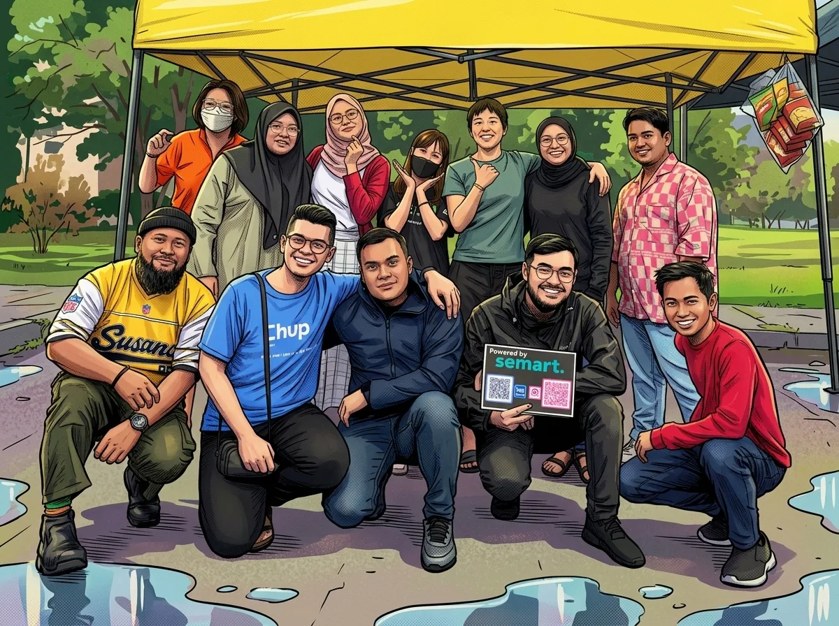 Semart team and friends during one of production photoshoots